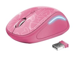 Mysz TRUST Yvi FX Wireless LED illumination Pink