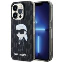 Karl Lagerfeld KLHCP15XHNKMKLK iPhone 15 Pro Max 6.7" czarny/black hardcase Monogram Ikonik