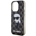 Karl Lagerfeld KLHCP15XHNKMKLK iPhone 15 Pro Max 6.7" czarny/black hardcase Monogram Ikonik