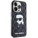 Karl Lagerfeld KLHCP15LHNKMKLK iPhone 15 Pro 6.1" czarny/black hardcase Monogram Ikonik