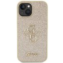 Guess GUHCP15MHG4SGD iPhone 15 Plus / 14 Plus 6.7" złoty/gold hardcase Glitter Script Big 4G