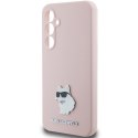 Karl Lagerfeld KLHCS23FESMHCNPP S23 FE S711 różowy/pink Silicone Choupette Metal Pin