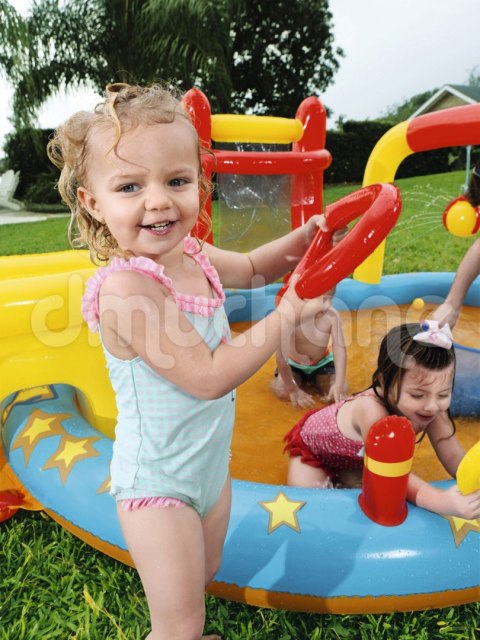 Plac zabaw dmuchany Nocny Obóz 435 x 213 x 117 cm Bestway 53068