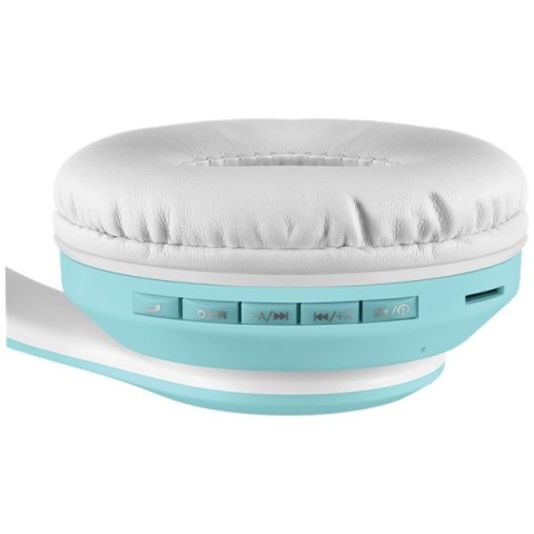 Defender słuchawki Bluetooth Freemotion B585 Led seledynowy/celadon (63588)