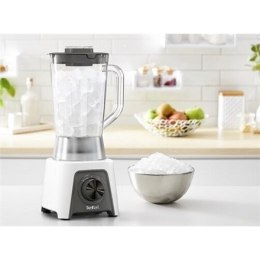 TEFAL | Blender | BL2C0130 | Stolowy | 450 W | Pojemnik z tworzywa sztucznego 1.5 L | Rozdrabnianie lodu | Bialy