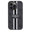 Guess GUHMP15XP4RPSK iPhone 15 Pro Max 6.7" czarny/black hardcase 4G Printed Stripes MagSafe