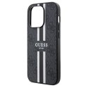 Guess GUHMP15XP4RPSK iPhone 15 Pro Max 6.7" czarny/black hardcase 4G Printed Stripes MagSafe