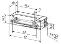 Elektrozaczep HARTTE XS00UW seria XS 12-24V AC/DC z wyłącznikiem