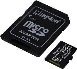 Karta pamięci Kingston Canvas Select Plus 256GB 100MB microSDXC CL10 + SD Adapter