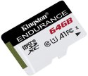 Karta pamięci Kingston High-Endurance microSD 64GB UHS-I U1 24/7 (rejestratory i monitoring)