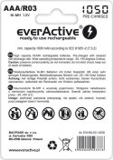 Akumulatorki AAA / R03 Ni-MH everActive 1050mAh (box 4 szt.)