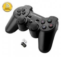 Gamepad bezprzewodowy Esperanza EGG108K (PC, PS3; kolor czarny)