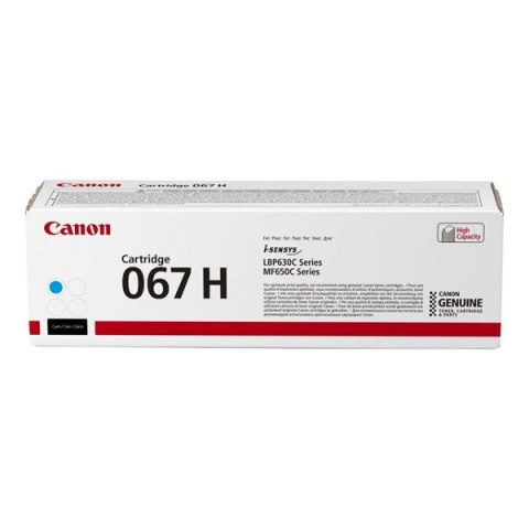 Canon oryginalny toner 067 H C, 5105C002, cyan, 2350s, high capacity, Canon LBP631Cdw, LBP633Cdw, MF651Cw, MF655Cdw, MF657Cdw, O