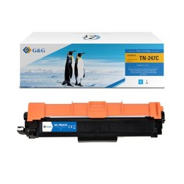 G&G kompatybilny toner z NT-PB247C, TN247C, cyan, 2300s, dla Brother DCP-L3510CDW, DCP-L3550CDW, HL-L3210CW,HL-L3270CDW, N