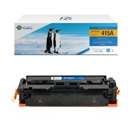 G&G kompatybilny toner z NT-PH2031C, HP 415A, W2031A, cyan, 2100s, dla HP Color LaserJet Pro M454dn/M454dw, MFP M479dw/M479f, N
