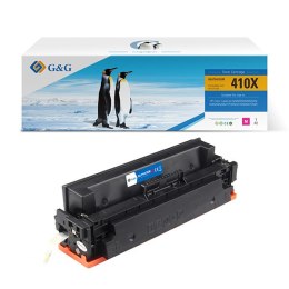 G&G kompatybilny toner z NT-PH413XM, HP 410X, CF413X, magenta, 5000s, high capacity, dla HP LJ Pro M452, LJ Pro MFP M477, N