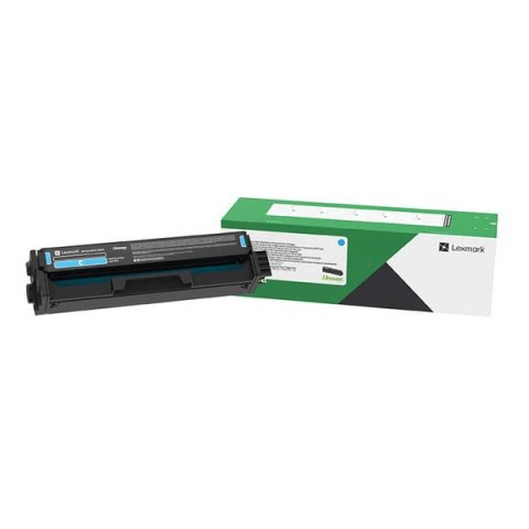 Lexmark oryginalny toner C3220C0, cyan, 1500s, return, Lexmark C3224dw, C3326dw, MC3224, O