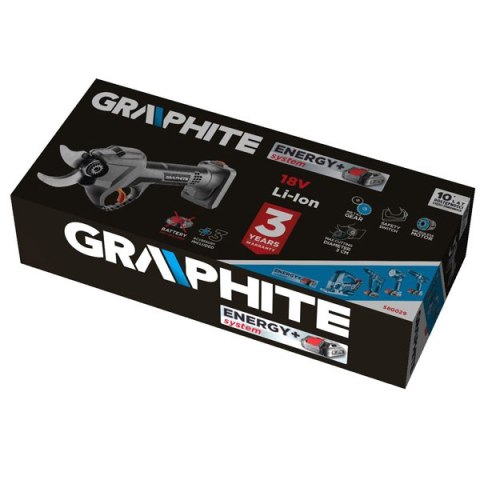 Graphite Nożyce akumulatorowe do gałęzi 58G029, 30mm