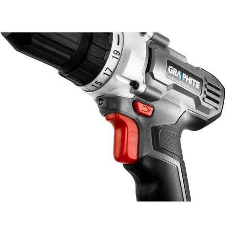 Wkrętarka, zestaw akumulatorów i ładowarkazasilanie akumulatorem, 58G000-SET1, 18V, 3 elementy, Graphite