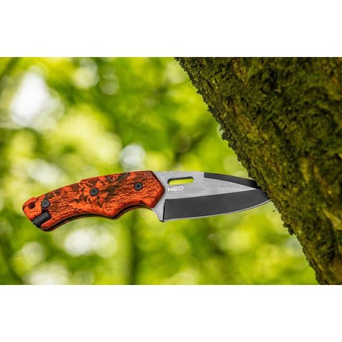 Neo Tools Nóż survivalowy, nerezová ocel, 20mm, 9mm, 63-109, krzesiwo w rękojeści