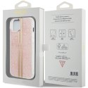 Guess GUHCP15SH4PSEGP iPhone 15 / 14 / 13 6.1" różowy/pink hardcase IML 4G Gold Stripe