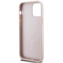 Guess GUHMP12MG4GFRP iPhone 12/12 Pro 6.1" różowy/pink hardcase 4G Collection Leather Metal Logo MagSafe