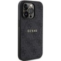 Guess GUHMP13XG4GFRK iPhone 13 Pro Max 6.7" czarny/black hardcase 4G Collection Leather Metal Logo MagSafe