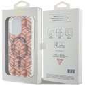 Guess GUHMP15LHGCUSTGP iPhone 15 Pro 6.1" różowy/pink hardcase IML GCube MagSafe