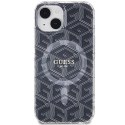 Guess GUHMP15MHGCUSTGK iPhone 15 Plus / 14 Plus 6.7" czarny/black hardcase IML GCube MagSafe