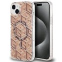 Guess GUHMP15MHGCUSTGW iPhone 15 Plus / 14 Plus 6.7" brązowy/brown hardcase IML GCube MagSafe