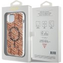 Guess GUHMP15MHGCUSTGW iPhone 15 Plus / 14 Plus 6.7" brązowy/brown hardcase IML GCube MagSafe