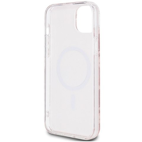 Guess GUHMP15SHGCUSTGP iPhone 15 / 14 / 13 6.1" różowy/pink hardcase IML GCube MagSafe