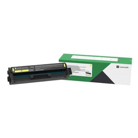 Lexmark oryginalny toner C3220Y0, yellow, 1500s, return, Lexmark C3224dw, C3326dw, MC3224, O