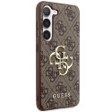 Guess GUHCS24M4GMGBR S24+ S926 brązowy/brown hardcase 4G Big Metal Logo