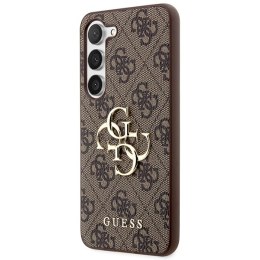 Guess GUHCS24S4GMGBR S24 S921 brązowy/brown hardcase 4G Big Metal Logo