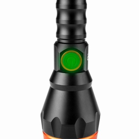 Latarka akumulatorowa, 1xLED, 1x4000 mAh, USB, 10W, 4 tryby świecenia