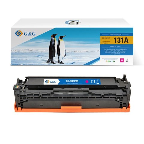 G&G kompatybilny toner z NT-PH213M, HP 131A, CF213A, CRG731, magenta, 1800s, dla HP LaserJet Pro 200 M276n, M276nw,, N