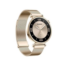 Zegarek Smartwatch Huawei Watch GT 4, ze stali nierdzewnej, 41 mm, Kolor: Złoty, Odporny na kurz i wodę