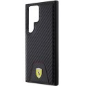 FerrariFEHCS24LN3PUK S24 Ultra S928 czarny/black hardcase Carbon Stitched Bottom