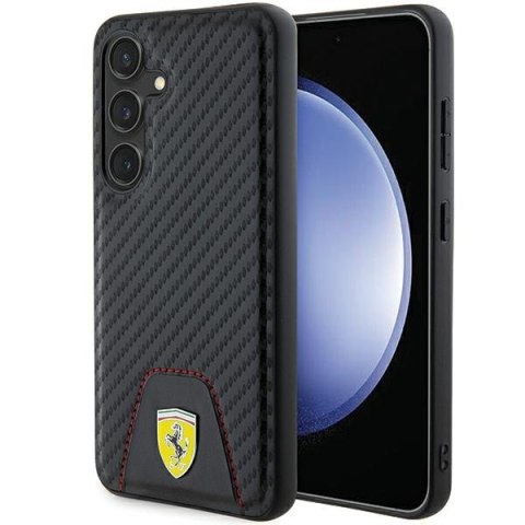 FerrariFEHCS24SN3PUK S24 S921 czarny/black hardcase Carbon Stitched Bottom