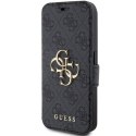 Guess GUBKP15L4GMGGR iPhone 15 Pro 6.1" szary/grey book 4G Metal Logo