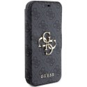 Guess GUBKP15L4GMGGR iPhone 15 Pro 6.1" szary/grey book 4G Metal Logo