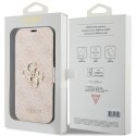 Guess GUBKP15S4GMGPI iPhone 15 / 14 / 13 6.1" różowy/pink book 4G Metal Logo