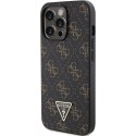 Guess GUHCP13XPG4GPK iPhone 13 Pro Max 6.7" czarny/black hardcase 4G Triangle Metal Logo