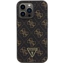 Guess GUHCP13XPG4GPK iPhone 13 Pro Max 6.7" czarny/black hardcase 4G Triangle Metal Logo