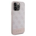 Guess GUHCP14XG4GLPI iPhone 14 Pro Max 6,7" różowy/pink hard case 4G Stripe Collection