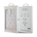 Guess GUHCP14XG4GLPI iPhone 14 Pro Max 6,7" różowy/pink hard case 4G Stripe Collection