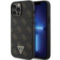 Guess GUHCP14LPG4GPK iPhone 14 Pro 6.1" czarny/black hardcase 4G Triangle Metal Logo