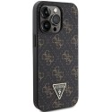 Guess GUHCP14LPG4GPK iPhone 14 Pro 6.1" czarny/black hardcase 4G Triangle Metal Logo