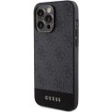 Guess GUHCP15XG4GLGR iPhone 15 Pro Max 6.7" szary/grey hardcase 4G Stripe Collection